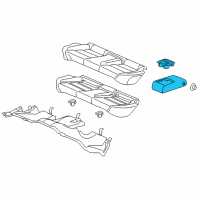 OEM 2018 Acura TLX Armrest (Sandstorm) Diagram - 82185-TZ3-A11ZB