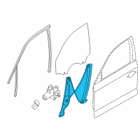 OEM BMW X1 Front Left Window Regulator Diagram - 51-33-2-990-385