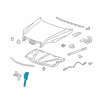 OEM Saturn Latch Support Diagram - 96661525