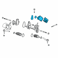 OEM Cadillac XT5 Motor Diagram - 84878465