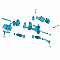 OEM 2022 Chevrolet Blazer Gear Assembly Diagram - 85140551