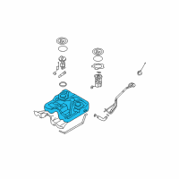 OEM Hyundai Tank Assembly-Fuel Diagram - 31150-0W000