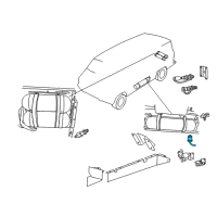 OEM 1996 Dodge B1500 Fuel Tank Pressure Sensor Diagram - 52127733