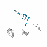 OEM 2009 Hyundai Santa Fe Coil Assembly-Ignition R Diagram - 27301-3E410