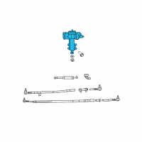 OEM 2018 Jeep Wrangler JK Power Steering Gear Diagram - 52126348AE