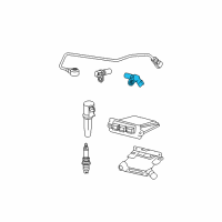 OEM 1998 Ford Taurus Camshaft Sensor Diagram - 1F1Z-6B288-AB