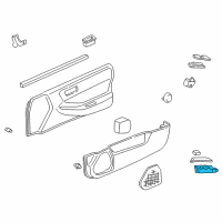 OEM 2001 Acura Integra Switch Assembly, Power Window Master Diagram - 35750-ST8-A01
