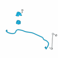 OEM 2017 Buick Regal Stabilizer Bar Diagram - 22810904