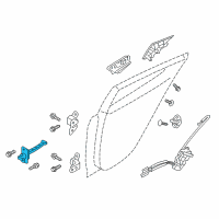OEM 2017 Hyundai Veloster Checker Assembly-Rear Door, RH Diagram - 79490-2V000