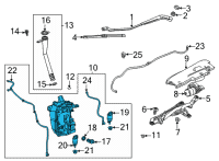 OEM 2022 Buick Encore GX Washer Reservoir Diagram - 42746240