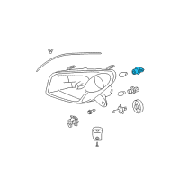 OEM Toyota Socket Diagram - 81515-52270