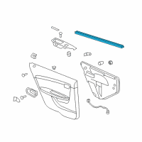 OEM 2009 Saturn Aura Inner Seal Diagram - 20897273