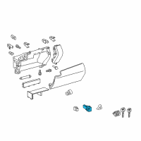 OEM 2014 Lexus RX450h Lamp Assembly, Interior Diagram - 81080-48080