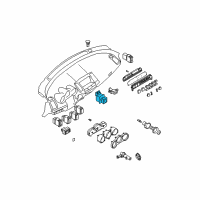 OEM Infiniti M45 Drive Position Switch Assembly Diagram - 25315-AG000