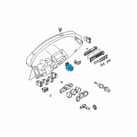 OEM 2005 Infiniti FX45 Drive Position Switch Assembly Diagram - 25315-AG000