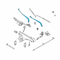 OEM 2014 BMW X6 Windshield Wiper Arm Right Diagram - 61-61-7-294-572