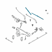 OEM BMW X6 SET OF WIPER BLADES Diagram - 61-61-0-077-821