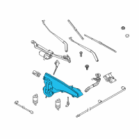 OEM 2014 BMW X6 Washer Fluid Reservoir Diagram - 61-67-7-191-000