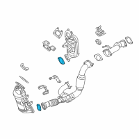 OEM 2016 Ram ProMaster 1500 Gasket-Exhaust Pipe Diagram - 68167991AB