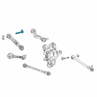 OEM 2022 Toyota Mirai Rear Lower Control Arm Adjust Bolt Diagram - 48709-11020