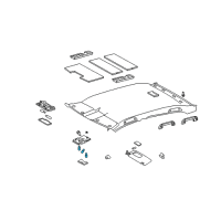 OEM 2008 Toyota Camry Map Lamp Bulb Diagram - 90084-81002