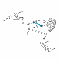 OEM 2017 Acura MDX Arm, Right Rear Control Diagram - 52340-T6Z-A00