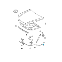 OEM 2011 Toyota Avalon Release Handle Diagram - 53611-AA010-C0