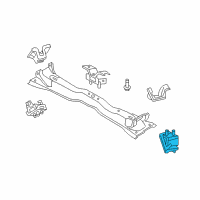 OEM 2007 Mercury Mountaineer Front Mount Diagram - 7A2Z-6038-D