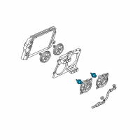 OEM 2003 Pontiac Sunfire Fan Motor Diagram - 22136897