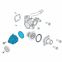 OEM 2022 Lincoln Corsair Water Pump Diagram - K2GZ-8501-A