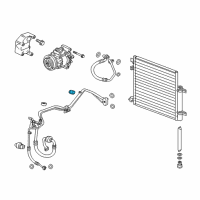 OEM Chevrolet Spark Evaporator Tube Cap Diagram - 94816346