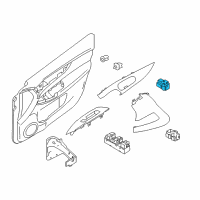 OEM Nissan Rogue Sport SWTCH Mir CONTL Diagram - 25570-3TA3A