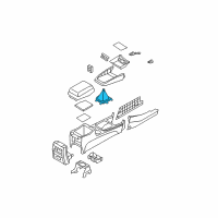 OEM Hyundai Santa Fe Boot Assembly-Shift Lever Diagram - 84640-2B300