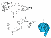 OEM 2021 BMW 530e AUXILIARY WATER PUMP Diagram - 11-51-5-A30-246