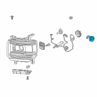 OEM 2015 GMC Sierra 1500 Harness Diagram - 23441352