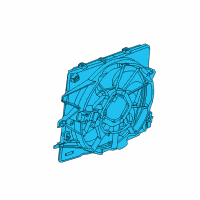 OEM 2018 Cadillac CTS Fan Module Diagram - 23347100