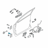 OEM Nissan Kicks Bolt Hex Diagram - 01121-0108U