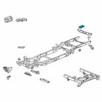 OEM GMC Sierra Spare Carrier Diagram - 84398005