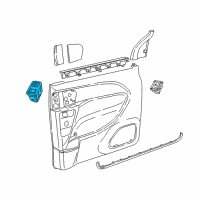 OEM Chrysler Voyager Switch-Power Window Diagram - 68234086AB