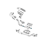 OEM 2004 Dodge Durango Clamp-Exhaust Diagram - 52110201AA