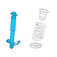 OEM 2013 Cadillac SRX Shock Diagram - 22856938