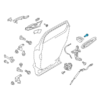 OEM Ford Edge Upper Plate Screw Diagram - -W703283-S450B