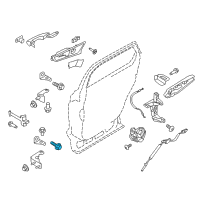 OEM 2018 Ford Escape Upper Hinge Bolt Diagram - -W716291-S439