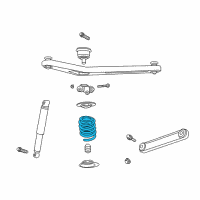 OEM 2004 Jeep Liberty Spring-Suspension Diagram - 52128871AA