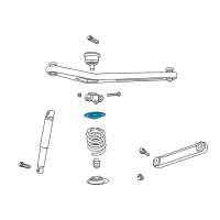 OEM Jeep Liberty ISOLATOR-Spring Diagram - 52088707AA