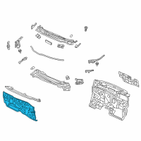 OEM Honda Dashboard (Lower) Diagram - 61500-TR0-A00ZZ