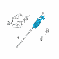 OEM BMW X6 Steering Wheel Column Adjustment, Electric. Diagram - 32-30-6-786-254