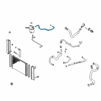 OEM 2005 Toyota Celica Overflow Hose Diagram - 16261-22120