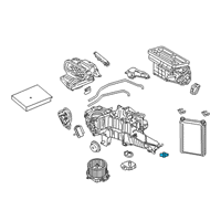 OEM Ford F-150 In-Car Temperature Sensor Diagram - FR3Z-19C734-A