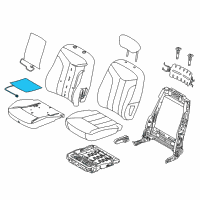 OEM Mercury Seat Heater Diagram - AN7Z-14D696-B